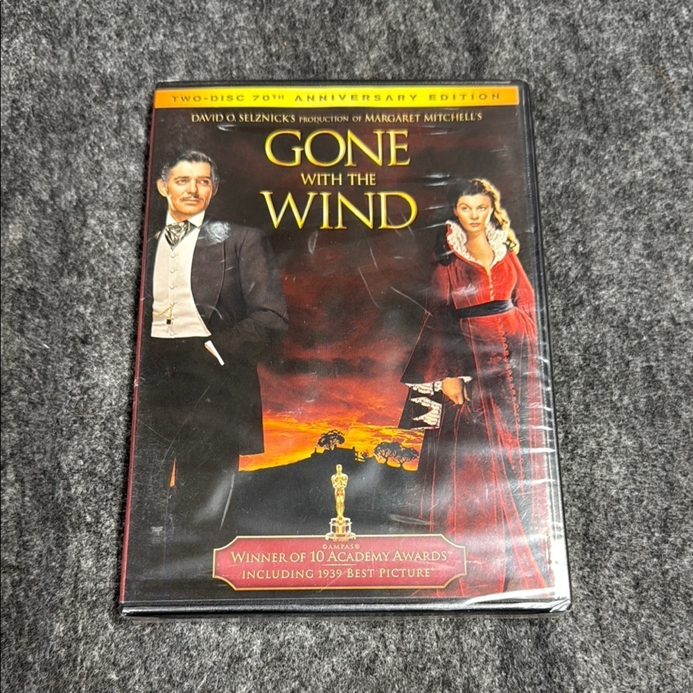 Gone with the Wind DVD - Black and Red Cover